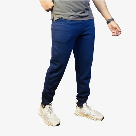 Men's Navy Blue Premium Track Pants | Comfortable Casual & Sports Wear